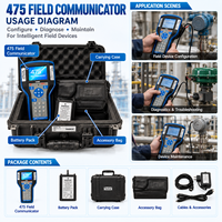 Promotion : Communicateur de terrain numérique Emerson 475 Hart 475HP1EKL9GMTS certifié ATEX, USB HART, graphique couleur, OEM, garantie 1 an