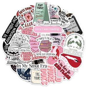 Autocollants en vinyle amusants et réutilisables avec logo personnalisé, imperméables, pour ordinateur portable, bouteille d'eau, cadeau promotionnel, vente en gros - Product Image 3