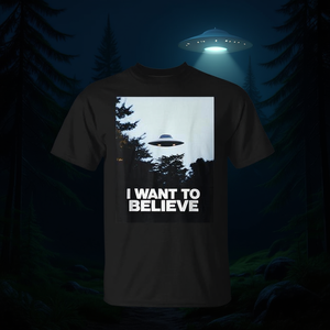 Camiseta I Want To Believe Ufo Encounter, diseño clásico para fanáticos de los extraterrestres - Product Image 3