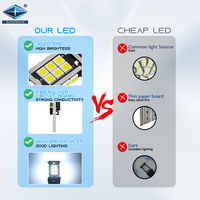 Nouvelle ampoule LED de recul super lumineuse 1300lm T15 Canbus 921 912 12V en aluminium 6000-6500K pour éclairage automobile