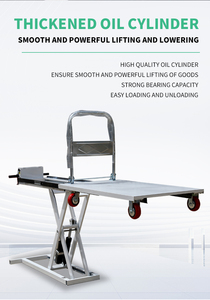 Carro Elevador Hidráulico con Ruedas de Acero para Fácil Transporte, Velocidad de Elevación/Descenso de 150/120 Segundos, CL-H85-5 - Product Image 3