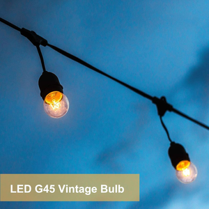 2 Wát công suất thấp G45 Edison mini ánh sáng bóng đèn ấm trắng 2500K 150lm hổ phách E27 <span class=keywords><strong>LED</strong></span> bóng đèn cho cảnh quan phòng tắm Vanity gương - Product Image 6