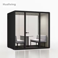 Cabine téléphonique insonorisée pour une personne, cabine acoustique privée, cabine de travail silencieuse, cabine insonorisée pour bureau