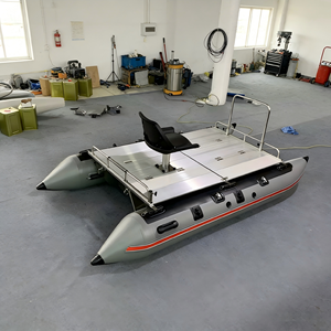 Bote <span class=keywords><strong>de</strong></span> <span class=keywords><strong>Pesca</strong></span> <span class=keywords><strong>de</strong></span> Dos Personas <span class=keywords><strong>de</strong></span> 3m Directo <span class=keywords><strong>de</strong></span> Fábrica con Plataforma Plegable y Cubierta <span class=keywords><strong>de</strong></span> EVA, Ideal para Uso <span class=keywords><strong>en</strong></span> Lagos y Ríos <span class=keywords><strong>de</strong></span> Aguas Poco Profundas - Product Image 3