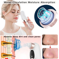 Extracteur de points noirs et nettoyeur de pores électrique pour le visage, anti-acné, rechargeable par USB, à circulation d'eau