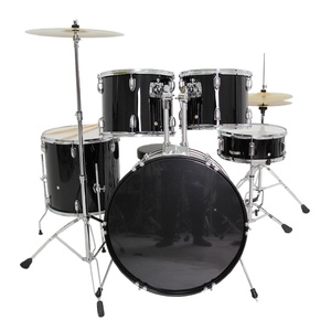 Batterie de percussions 5 pièces haute performance pour adulte, avec <span class=keywords><strong>tube</strong></span> de support noir de 1,2 mm et grosse grosse caisse basse courbée pour un jeu stable - Product Image 3