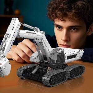 17079 Excavadora Eléctrica de Ingeniería con Control Remoto, Juguete Educativo de Construcción para Niños, Regalo de Cumpleaños - Product Image 4