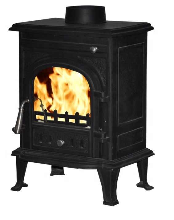 Source Tiny 4KW output matt black freestanding cast iron wood stove on  m.alibaba.com