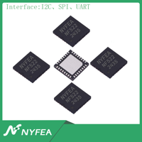Chip de Comunicación NF522 QFN32, Reemplazo Compatible con Funciones de Pin, Componente Transceptor RF MFRC522, Lector NFC Integrado