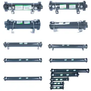 여러 모델 산업용 쉘 및 튜브 구리 코어 OR 시리즈 유압 물 오일 냉각 공기 냉각기 열교환 기 기계