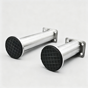 Pieds de nivellement pour lave-linge, niveleurs de meubles réglables avec patins en caoutchouc, pieds anti-vibration pour lave-linge, sèche-linge, réfrigérateur - Product Image 1