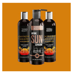 Crema aceleradora de intensificación extrema vegana de etiqueta privada para cama solar de bronceado corporal y Loción de bronceado - Product Image 5