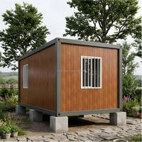 Maison Modulaire Écologique Démontable, Mini-Maison pour Jardin, Maison d'Invités au Design Moderne, Villa Préfabriquée en Conteneur pour Habitation