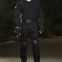 Ensemble tactique de costume de grenouille de camouflage respirant, chemise tactique imperméable, combinaison d'entraînement formelle imprimée, production OEM