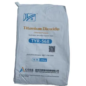 China Yibin Tianyuan TYR568 titanium dioxide price pigment for paint coating, plastic and inks. ready to ship.