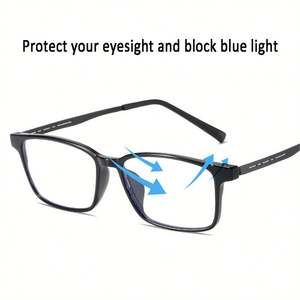 Gafas de Sol Cuadradas Metálicas de Moda al por Mayor, Gafas Fotocromáticas Anti Luz Azul para Hombre y Mujer - Product Image 5