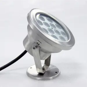 Bán buôn Chất lượng cao ngoài trời không thấm nước IP68 thép không gỉ 9W 12W RGB LED dưới nước hồ bơi ánh sáng