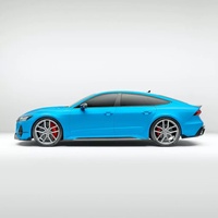Kit carrosserie pour Audi RS7, style RZ, en fibre de carbone, comprenant lèvre avant, jupes latérales, diffuseur et spoiler, fixation par boulons, ajustement parfait à 100%