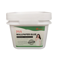 Colle à papier peint prête à l'emploi 711, adhésif riz gluant pour la construction, emballage personnalisé OEM usine