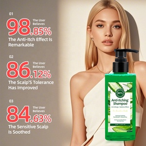 <span class=keywords><strong>Shampooing</strong></span> Capillaire Lissant Personnalisé Sous Marque Privée Hydratant Anti-démangeaisons Biologique Anti-allergie et Soin Apaisant du Cuir Chevelu - Product Image 4