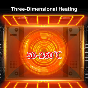 <span class=keywords><strong>Four</strong></span> à encastrer électrique intelligent Gexiang personnalisé 126L certifié CE 3100W 220V blanc pour cuisine - Product Image 5