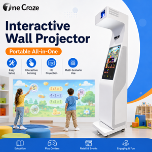 Proyector de pared interactivo portátil todo en uno con sensor de movimiento para deportes de pelota, sistema de entrenamiento físico para gimnasios interiores y salas de juegos. - Product Image 6