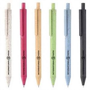 Bolígrafo Retráctil Ecológico de Paja de Trigo para Regalos Promocionales - Product Image 1