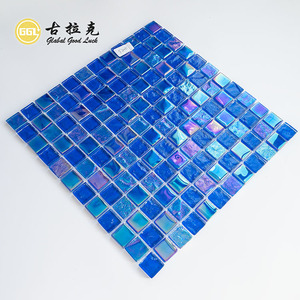 <span class=keywords><strong>Haut</strong></span> <span class=keywords><strong>de</strong></span> <span class=keywords><strong>gamme</strong></span> Goodluck <span class=keywords><strong>piscine</strong></span> salle <span class=keywords><strong>de</strong></span> bain Bar décor intérieur antidérapant <span class=keywords><strong>Mini</strong></span> carré bleu Royal cristal verre mosaïque carrelage miroir - Product Image 5