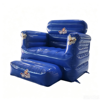 Canapé gonflable en PVC écologique pour usage commercial