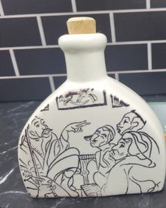 Bouteille à huile en céramique artisanale, design marocain, bouteille à vinaigre avec bouchon en liège, décoration de cuisine méditerranéenne - Product Image 6