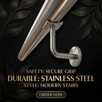 Balustrade en verre moderne en acier inoxydable 304 Condibe, résistante à la rouille, à monter soi-même pour villas, hôtels, balcons, escaliers et balustrades d'appartements