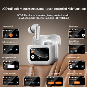 การแปลด้วย AI หน้าจอสัมผัส LCD สีเต็มรูปแบบ ลดเสียงรบกวน 5.4 IPX5 กันน้ำ ควบคุมด้วยเสียง บล็อกโอว์ - Product Image 3