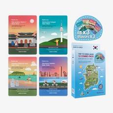 Lot combiné de 12 pièces 3 pièces par boîte à prix réduit Coffrets cadeaux culturels et touristiques Farm State Lip to Korea - Product Image 1