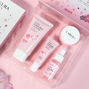 LAIKOU – ensemble de soins pour le visage <span class=keywords><strong>Sakura</strong></span>, crème nettoyante pour le visage, sérum hydratant, naturel, <span class=keywords><strong>japon</strong></span>, 4 pièces - Product Image 5