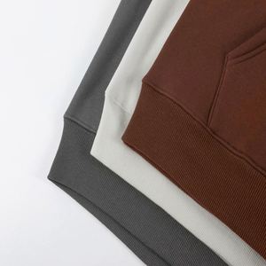 Sudadera con Capucha Negra Lisa para Hombre, Diseño al por Mayor, 500 g/m², Algodón Grueso, Personalizable con Logotipo, Sudadera de Felpa de Alta Calidad con Estampado - Product Image 4