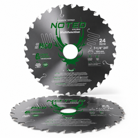 Lame de scie à onglets TCT d'usine, 24 dents ATB, pour le sciage de bois dur et de bois tendre, coupe rapide, disque de scie de table, outil de qualité robuste, OEM