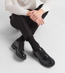 Unisex Men <strong>Women</strong> Formal Leather Laced <strong>Derby</strong> Shoes Low Heel Calfskin Genuine Leather Derbys for Men Black Leather <strong>Derbies</strong> for Men - Product Image 6