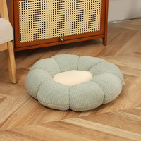 Coussin pour animaux de compagnie en forme de fleur, doux, lavable, antidérapant, chaud, respirant, tapis pour chien et chat pour une utilisation en intérieur