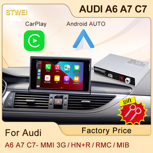 สำหรับระบบ Audi A6 A7 C6 C7 MM 3G HN+R RMC MHI MIB พร้อมกล่องเชื่อมต่อ AirPlay Mirror Link Wireless Carplay Android Auto - Product Image 4