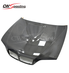 OEM STYLE CARBON FIBER HOOD BONNET for 2002-2005 BMW 3 SERIES E46 4DOOR - Product Image 4