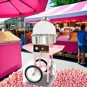 Chariot <span class=keywords><strong>à</strong></span> <span class=keywords><strong>Barbe</strong></span> <span class=keywords><strong>à</strong></span> <span class=keywords><strong>Papa</strong></span> Commercial JMH-505 avec Fonction de Chauffage Électrique, Facile <span class=keywords><strong>à</strong></span> Utiliser, Petit Chariot 220V 1030W pour Stands Commerciaux et Domestiques - Product Image 3