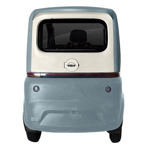 รถยนต์ไฟฟ้าขนาดเล็กยี่ห้อจีน ปี 2025 แบบ 4 ล้อ 3 ที่นั่ง ห้องโดยสารปิด สีเขียวมิ้นท์ แต่งขอบสีแดง สำหรับผู้ใหญ่ - Product Image 3