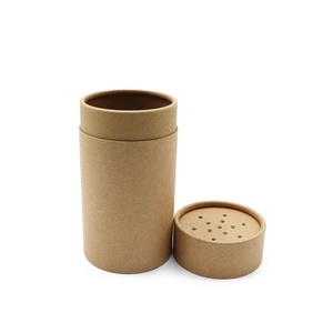 Biodegradable Craft Lip Balm Container Candle Jars Cardboard Cylinder Round Paper Boxes Cricket Paper Tube <b>Packaging</b> - Product Image 3