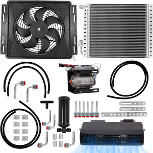 Van RV Electric 12 voltios <span class=keywords><strong>aire</strong></span> <span class=keywords><strong>acondicionado</strong></span> 24V 12 V <span class=keywords><strong>aire</strong></span> <span class=keywords><strong>acondicionado</strong></span> Universal <span class=keywords><strong>para</strong></span> coche debajo del tablero - Product Image 5