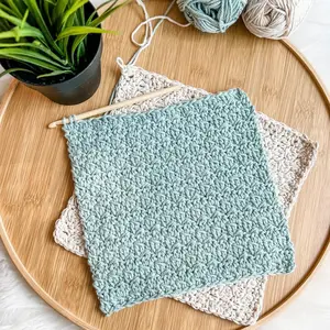 Y-F Best cleaning supplies dishcloths crochet 100% cotton long lasting dish cloths