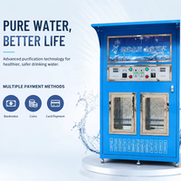 Máquina Expendedora de Agua de Doble Salida de 300L de Alta Calidad con Filtración por Ósmosis Inversa para Uso Comercial y Reabastecimiento