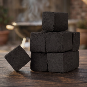 100% Pure Natural Hardwood Charcoal Lump Machine-Made 2% Ash for Hookah Shisha <b>BBQ</b> 25*25*25mm - Product Image 3