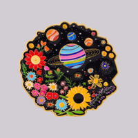 Broche en émail Planète Cosmique Dessin Animé, Épingles de Revers, Badges pour Sac à Dos, Accessoires Vestimentaires, Bijoux de Mode, Cadeaux