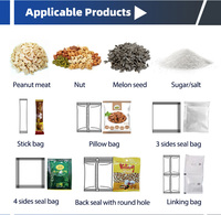 Machine automatique de remplissage d'azote de haute qualité pour emballage de popcorn snack pour micro-ondes machine d'emballage de popcorn pochette