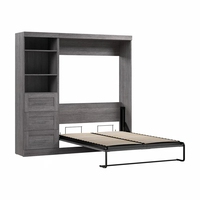 Camas Murphy de almacenamiento de tamaño individual Queen completas, muebles de pared ocultos horizontales plegables, accesorio de habitación multiusos que ahorra espacio